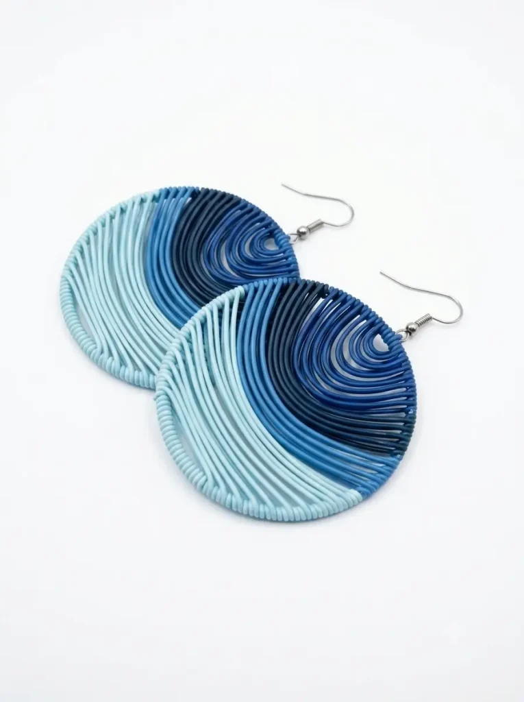 Round scoobie earrings