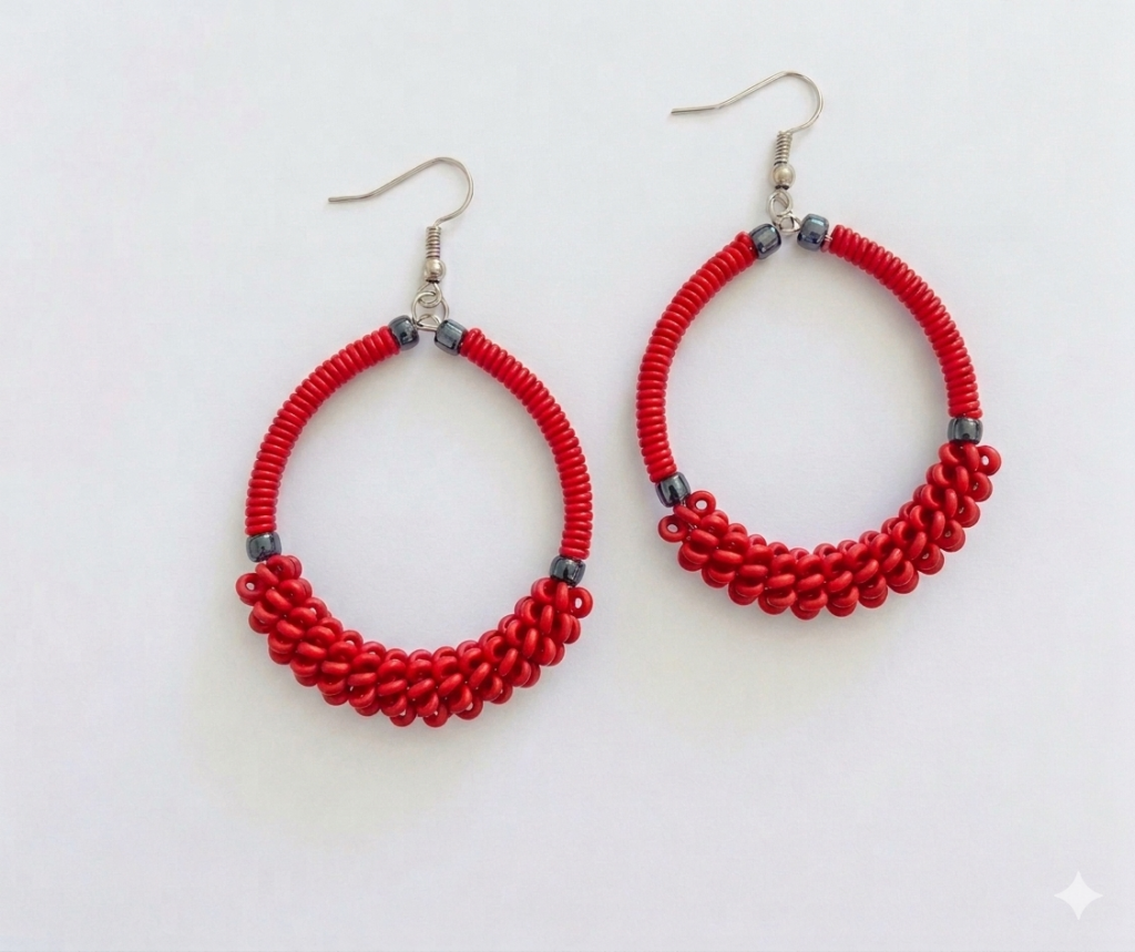 scoobie egg earrings