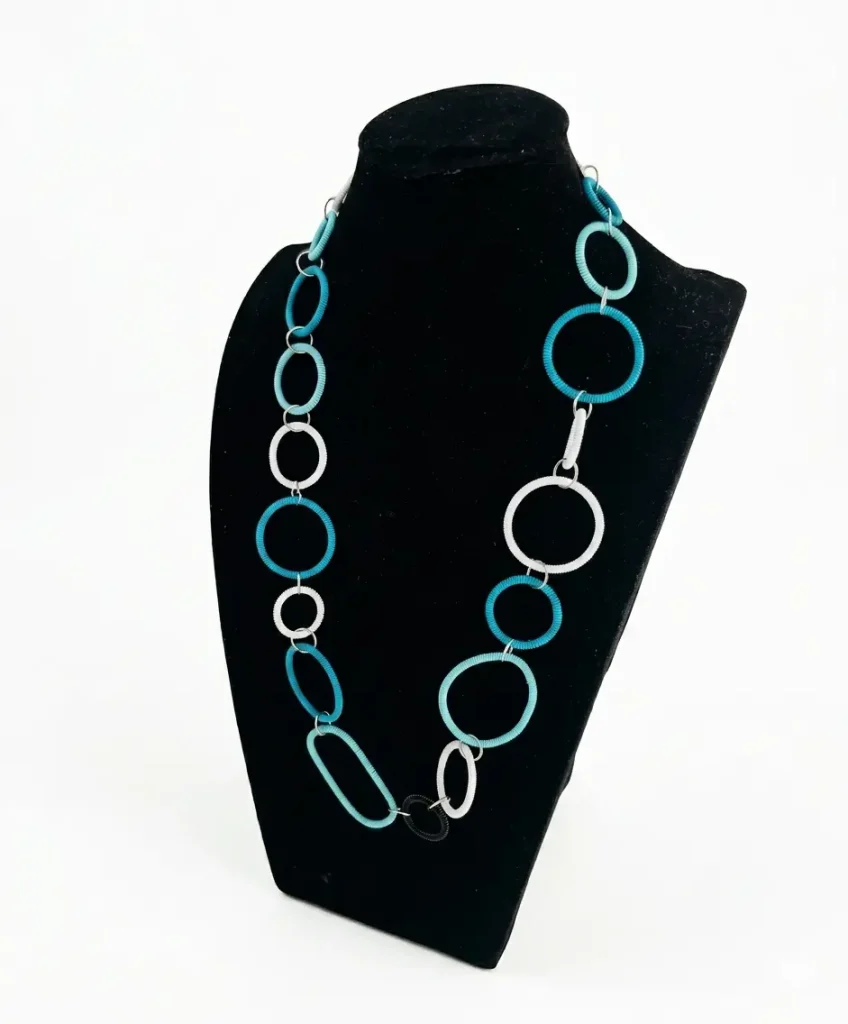 Ring wrapped necklace